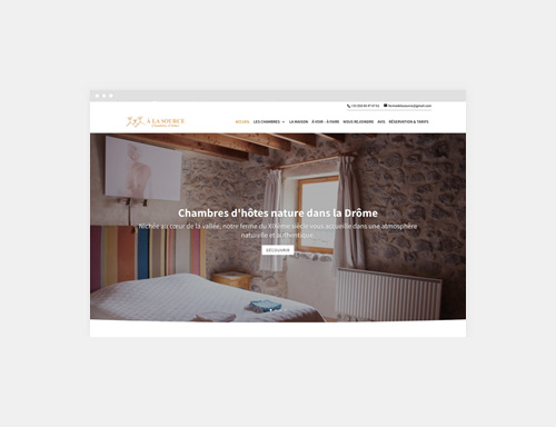 Site WordPress Chambres d'hôtes