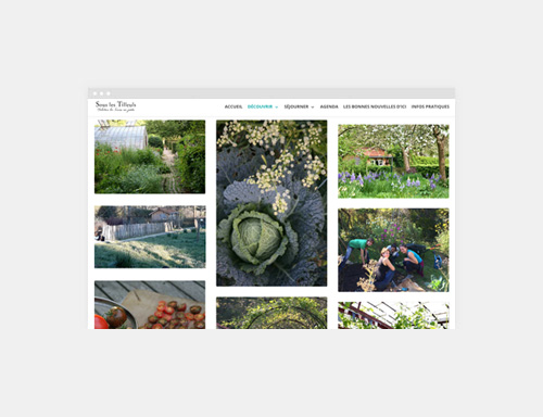 Site WordPress Sous Les Tilleuls